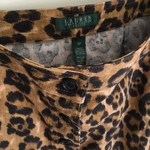 Animal print button skirt - Picture 11 of 16